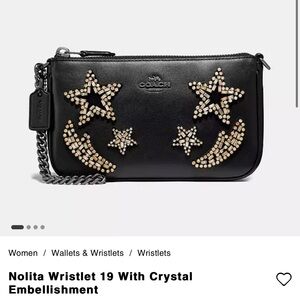 New with tags Coach Nolita Wristlet